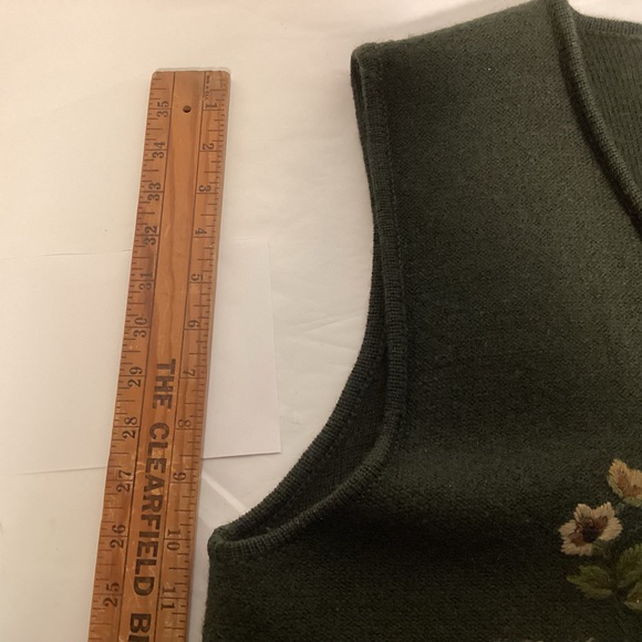 Vintage Jantzen hand embroidered womens vest size large - Picture 8 of 10